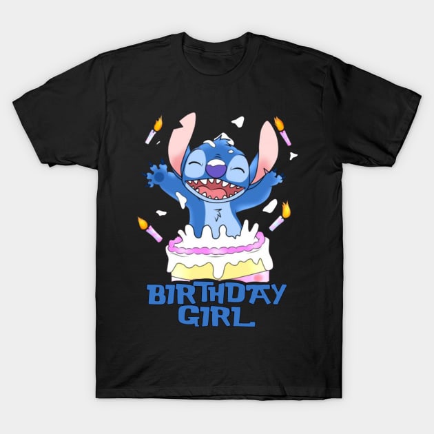 Birthday Girl T-Shirt by dyazagita